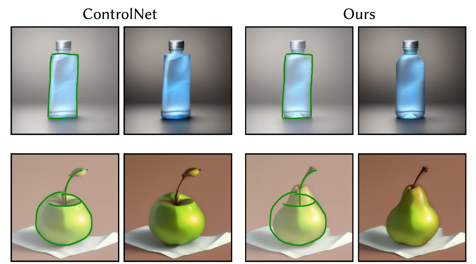 blocking bottle pear